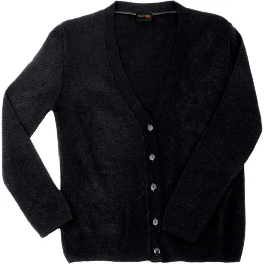Ladies Basic Cardigan Black